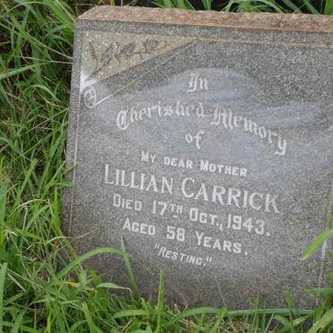 CARRICK Lillian -1943