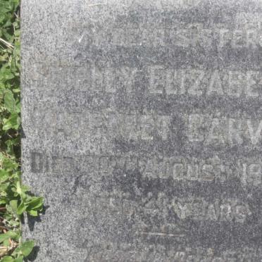 CARVER Shirley Elizabeth Margaret  -1972