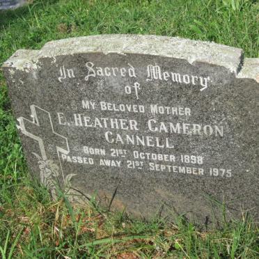 CANNELL Enid Heather Cameron 1898-1975