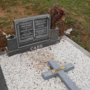 CASS John Ceylon -1953 &amp; Caroline -1972 :: CASS James Andrew 1940-2013