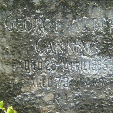 CANNING George Albert -1985 :: CANNING Edith Margaret -1935 
