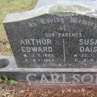 CARLSON Arthur Edward 1888-1964 &amp; Susan Daisy 1891-1964