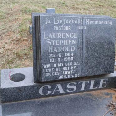 CASTLE Laurence Stephen Harold 1914-1990