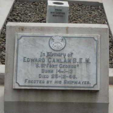 CANLAN Edward 1913-1946