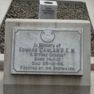 CANLAN Edward 1913-1946
