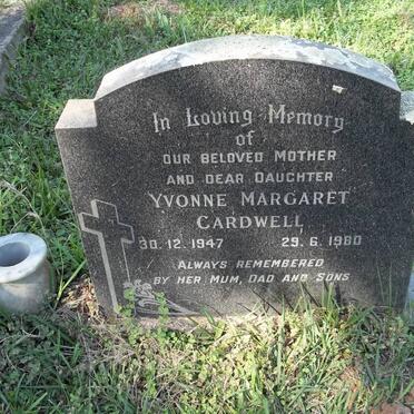CARDWELL Yvonne Margaret 1947-1980