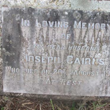 CAIRNS Joseph -1936