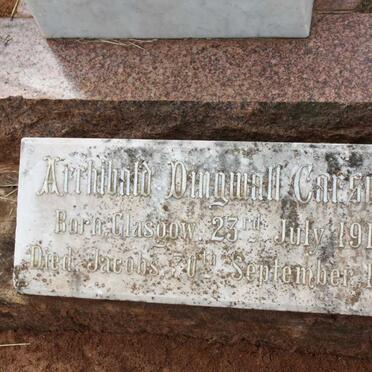 CARSWELL Archibald Dingwall 1913-1914