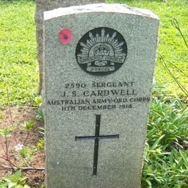 CARDWELL J.S. -1918