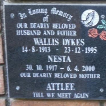 ATTLEE Wallis Dykes 1913-1995 &amp; Nesta 1917-2000