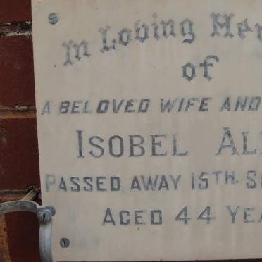 ALLEN Isobel -1970