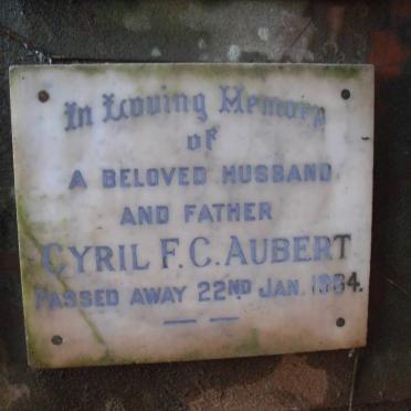 AUBERT Cyril F.C. -1964