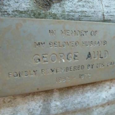 AULD George 1892-1972