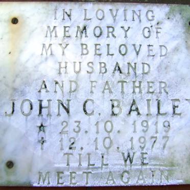 BAILEY John C. 1919-1977