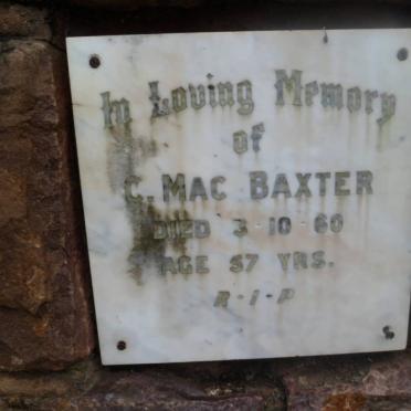BAXTER C. Mac -1960
