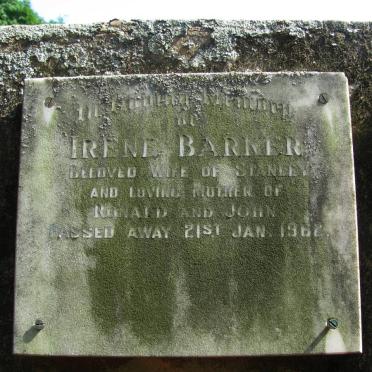 BARKER Irene -1962