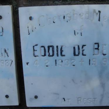 BEER Eddie, de 1932-1987