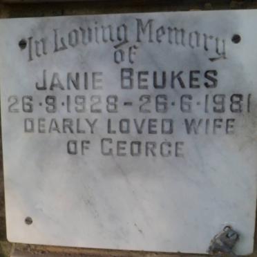 BEUKES Janie 1928-1981