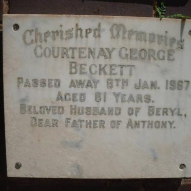 BECKETT Courtenay George -1967