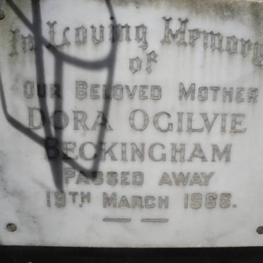 BECKINGHAM Dora Ogilvie -1966