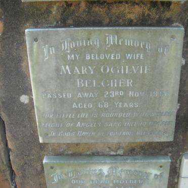 BELCHER Mary Ogilvie -1956