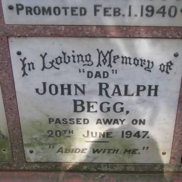 BEGG John Ralph -1947