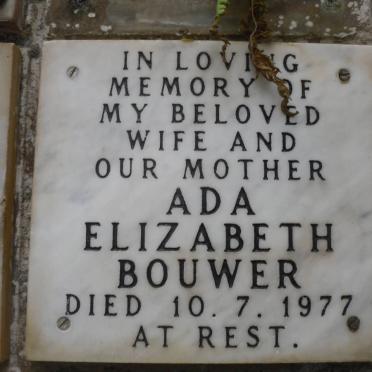 BOUWER Ada Elizabeth -1977