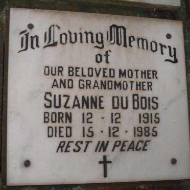BOIS Suzanne, du 1915-1985