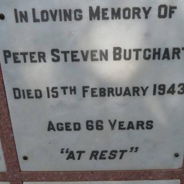 BUTCHART Peter Steven -1943