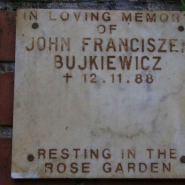 BUJKIEWICZ John Franciszek -1988