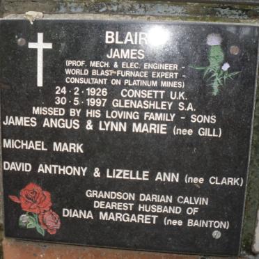 BLAIR James 1926-1997