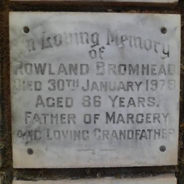 BROMHEAD Rowland -1978