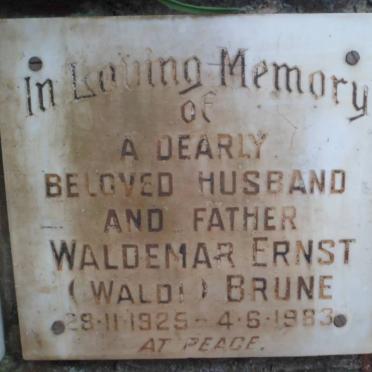 BRUNE Waldemar Ernst 1925-1983