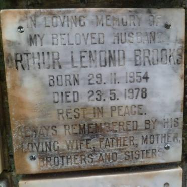 BROOKS Arthur Lenond 1954-1978