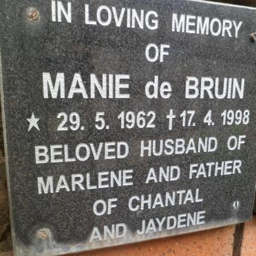 BRUIN Manie, de 1962-1998