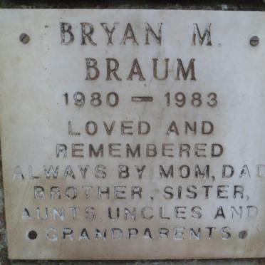 BRAUM Bryan M. 1980-1983