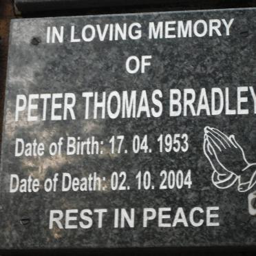 BRADLEY Peter Thomas 1953-2004