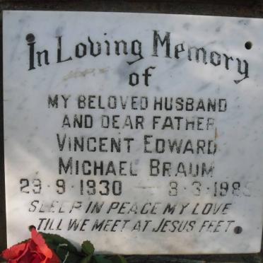 BRAUM Vincent Edward Michael 1930-1985