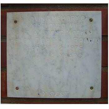 BROWN Elen Dorothy  -1975