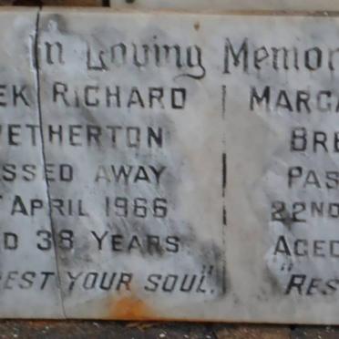 BRETHERTON Derek Richard -1966 &amp; Margaret Isabel -1967