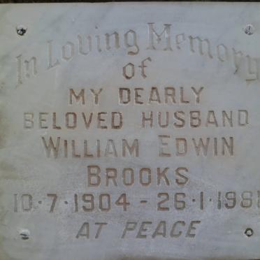 BROOKS William Edwin 1904-1981