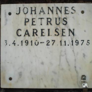 CARELSEN Johannes Petrus 1910-1975