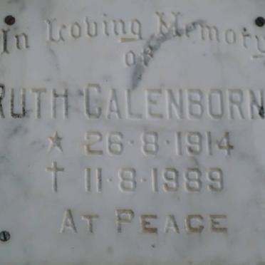 CALENBORNE Ruth 1914-1989