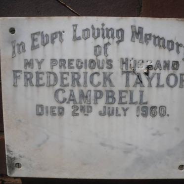 CAMPBELL Frederick Taylor -1960