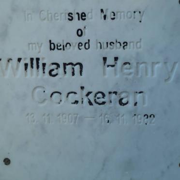 COCKERAN William Henry 1907-1982