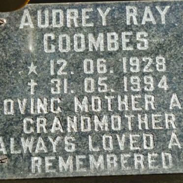 COOMBES Audrey Ray 1928-1994