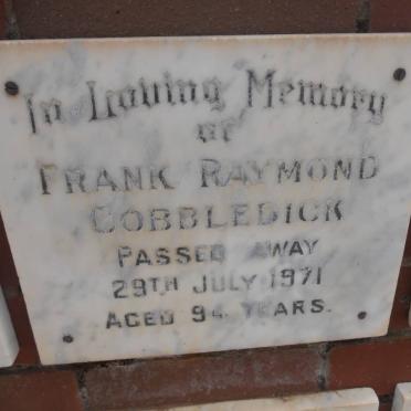 COBBLEDICK Frank Raymond -1971