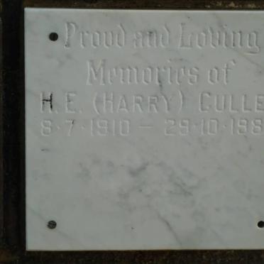 CULLEN H.E. 1910-1989