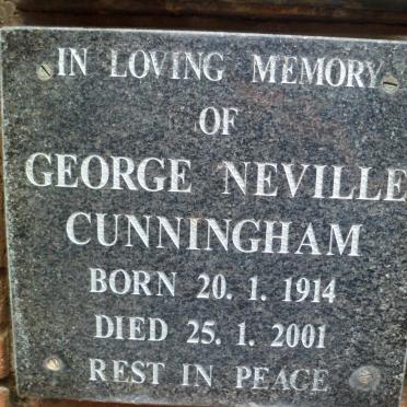 CUNNINGHAM George Neville 1914-2001
