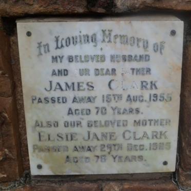 CLARK James -1955 &amp; Elsie Jane -1965